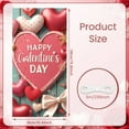 thumbnail image 2 of Red Theme Galentine's Day Banner Pink  Heart Display Heart Pattern Cherry Decoration Sweet Backdrop for Galentine's Party Girls' Gathering Friendship Celebration, 2 of 8