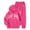 Hot Pink, variant on Tiijoy Big Girls Tracksuit Unisex Fleece Zip Up Hoodie Jogger Pants Outfits, Sizes 9-10