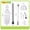 700Ml 7Pcs, variant on Clear Cocktail Shaker Set Cocktail Shaker and Measuring Jigger Set Drink Mixed Hand Shaker Tools for Bartending and Home Bar