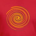 thumbnail image 3 of CafePress - Pi Swirl Men's Fitted T Shirt (Dark) - Men's Fitted T-Shirt, 3 of 4