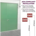 thumbnail image 4 of ADA CENTRAL SIGNS - Fire Door Keep Closed Sign - ADA Compliant Digitally Printed Text Wall Sign - Do Not Block Emergency Evacuation, Safety Signs for Offices, Hospitals - Vinyl 7” x 10” White & Red, 4 of 7