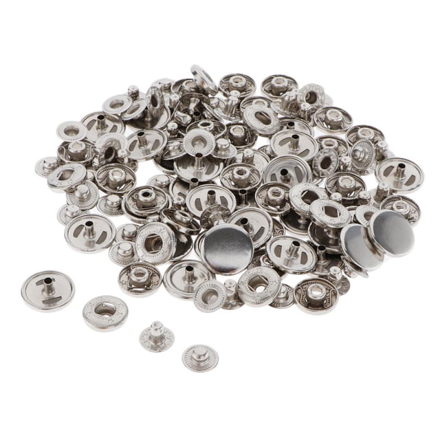 GUOOL 30 Ensembles Boutons Pression Invisibles pour Pantalon Veste 12mm