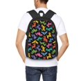 thumbnail image 4 of Fotbe Colorful Geometric Dog Mochila para Hombre y Mujer - Tela Oxford 600D Resistente - Mochila Impermeable de Gran Capacidad para Escuela, Viajes y Senderismo, 4 of 6