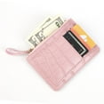 thumbnail image 4 of Women Simple Wallet Leather Keychain Small Card Bag Purse Holder (Beige), 4 of 7