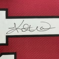 thumbnail image 2 of Framed Autographed/Signed Kurt Warner 35x39 Arizona Red Football Jersey JSA COA, 2 of 2
