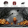 thumbnail image 5 of Spooky Forest Summerween Backdrop,Bat Crow Spooky Cobweb Pumpkins Photography Background,Halloween Theme Party Decor,Night Cemetery Banner Photoshoot Photo Booth Props Wallpaper-5x3FT, 5 of 7