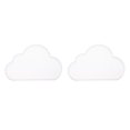 thumbnail image 1 of Uxcell 2 Pcs Moldes de Silicona para Posavasos en Forma de Nube Mediana para Manualidades DIY, 1 of 6