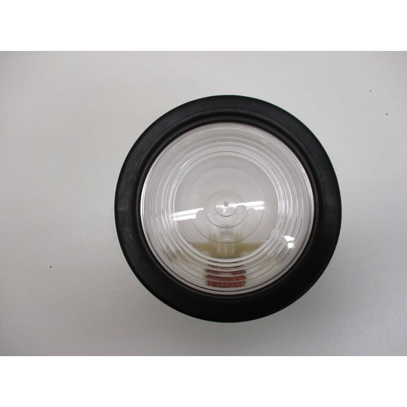 (50) Clear White 4 inch Round Truck Trailer Reverse Back Up Lights / Grommets