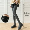 thumbnail image 4 of Bas Hauts Opaques pour Femmes, Bas Cuisses, Bas, Bas, avec Silicone, 4 of 5