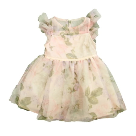 

Pre-owned Zenzi Girls Pink Floral Dress size: 18 Months