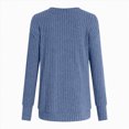 thumbnail image 5 of Towmus Long Sleeve Shirts for Women Tunic Sweaters Casual V Neck Fall Winter Fashion Clothes Basic Tees, Sizes S-2XL, 5 of 5