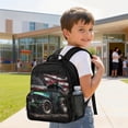 thumbnail image 3 of KUIFORTI American Flag Tractor School Backpack for Kids Teens Breathable with Laptop Compartment Comfortable for Daily Use Holiday Gifts Travel Friendly, 3 of 7