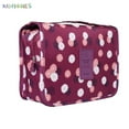 thumbnail image 6 of Bad Piggies Hanging Makeup Cosmetic Waterproof Portable Travel Toiletry Tidy Organizer Bag, Purple, 6 of 7