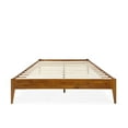 thumbnail image 6 of Keelin 15" Platform Bed Frame Queen, Modern, Solid Wood Bed, Caramel, 6 of 17