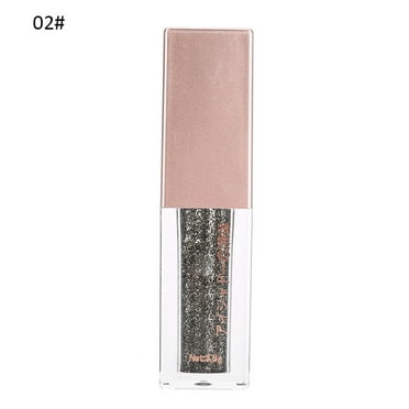 Shining Longlasting Glitter Eyeshadow Liquid Eyeliner Gel Eye Makeup Cosmetic 2#Shining Black