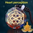 thumbnail image 3 of HomeKingdee Yoga Meditation Chakra Energy Stone Pendant Necklace - Unisex Crystal Stones Spiritual Jewelry for Yoga Practice Meditation Gifts 2.36 x 1.97 x 0.79 inches, 3 of 9