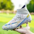 thumbnail image 4 of Zapatos de fútbol para hombre, calzado deportivo de entrenamiento al aire libre, tacos de hierba profesionales, tobilleros ultraligeros, antideslizantes, partido Unisex, 4 of 5