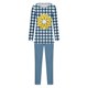 thumbnail image 5 of Puntoco Traje Casual De Mujer Con Cuello Redondo Y Manga Larga Estampado + Pantalón Largo Azul Cielo M, 5 of 5