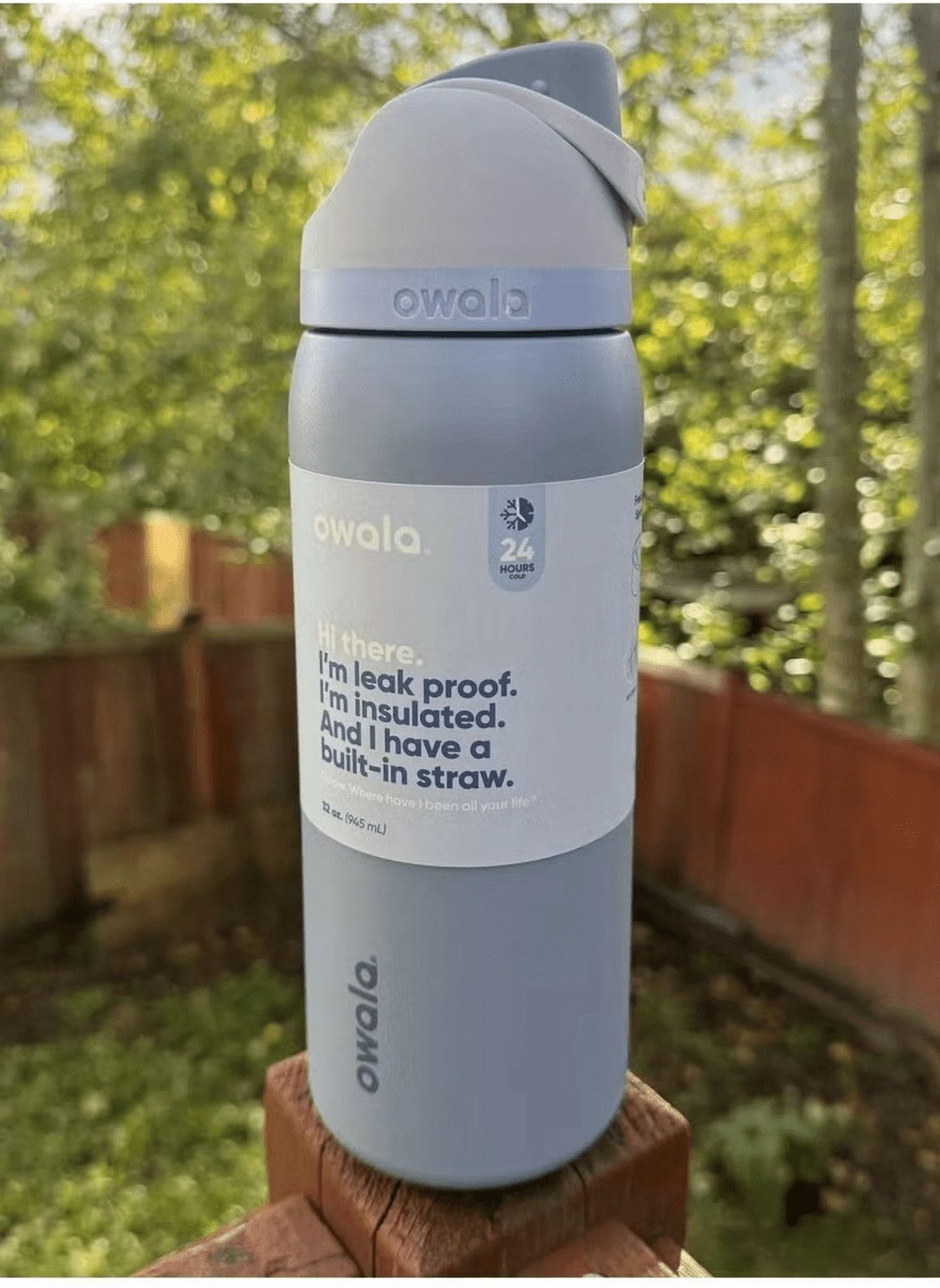 Owala 32 oz. FreeSip Stainless Steel Water Bottle - Sea Salt