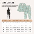 thumbnail image 5 of Uemuo Cute Honeybees Pattern Womens Pajama Sets,PJ Set for Women,Pajamas for Women Logo,Long Sleeve Pajama Set for Women,Soft Long Sleeve Top With Pants-Large, 5 of 9