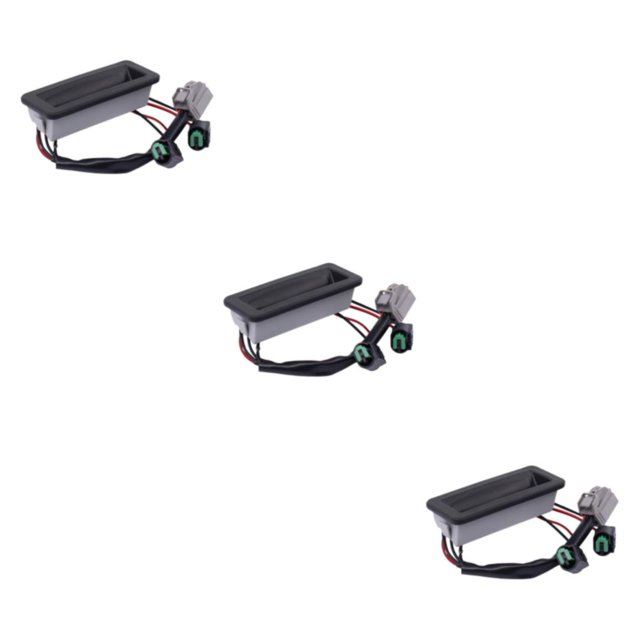 Scienceny Interruptor de botón de liberación de maletero compacto para entrada rápida de coche accesorios de coche interruptor de puerta Type1 NO1