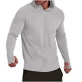 thumbnail image 2 of Xzbqbs Men's Hoodie Shirts Long Sleeve Sun Protection Swim Beach UV SPF Hoodies Quick Dry Lightweight Athletic Fishing Sweatshirts, 2 of 7