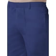 thumbnail image 4 of eloria Men's Premium Comfort Straight Fit Flat Front Dress Pant Pyjamas, Color: Royal Blue, Size : 44, 4 of 6