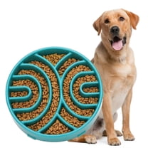 WHIPPY Slow Feeder Dog Bowls Anti-Choking Dog Food Bowl Anti-Slip Maze Pet Bowl for Medium Large Dogs