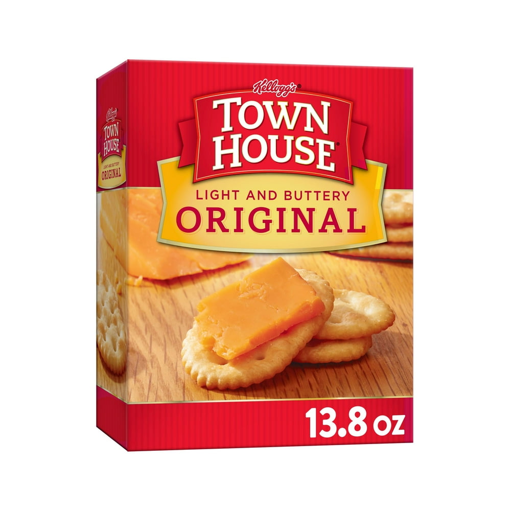 Kellogg's Town House Crackers, Baked Snack Crackers, Party Snacks
