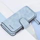 thumbnail image 4 of Cartera de Mujer con Cremallera Tipo Clutch Largo | Cuero Nubuck Esmerilado con Bloqueo RFID | 14 Ranuras para Tarjetas | Monedero | Portafotos | Gran Capacidad | Organizador Ligero para Mujeres y, 4 of 5