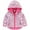 Wave Love Heart, variant on ATAIKU 1-6T Toddler Polar Fleece Jacket Hooded Baby Girls Autumn Winter Long Sleeve Thick Warm Outerwear - 1 Piece Pink Flowers