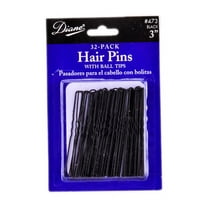 Other Accessories: Diane Hair Pins w/ Ball Tips ( 3" Black / 32 Pack)