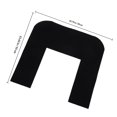 thumbnail image 2 of ADDHAT Protector De Para Negro Con Alfombra En U Absorbente Y Antideslizante, 2 of 8