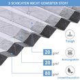 thumbnail image 4 of Foldable Sturdy Clothes Organizer, Comfort Clothes Storage Under Bed Container, Ultra Thick Fabric with Transparent Label Pocket, Reinforced Handles for Easy Carrying, Non-Woven, 4 of 5