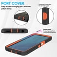 thumbnail image 4 of 6goodeals For Motorola Moto G 5G 2025 Case with Belt Clip, Slim Full Protection Hybrid Case & Rotating Belt Clip Holster with Built in Kickstand, Built in Screen Protector Deer, 4 of 8