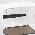 thumbnail image 4 of LITINKIMI 2 Pcs Porte-Papier Toilette Rouleau Plastique Noir pour Maisons Minimalistes, 4 of 8