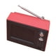 thumbnail image 1 of Televisión en miniatura, juguete de comida, casa de muñecas, TV 1/12 para niños, juguete de estilo vintage, muebles de casa de muñecas, mini televisor Rojo, 1 of 8
