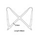 thumbnail image 4 of Tirantes para hombre y mujer, con forma de X, para eventos formales, coros y graduaciones. Negro, 4 of 9