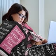 thumbnail image 3 of LHSHID Boss Lady Gifts Boss Lady Gifts for Women Boss Lady Blanket Boss Day Gifts Boss Lady Office Decor Boss Lady Blanket Boss Appreciation Gifts Christmas Birthday Gift for Boss Lady, 3 of 7