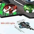thumbnail image 2 of Remote Control Stunt Fighter Jet - Foam RC Plane with 360 LED Lights, Auto Hover & Drop Jets - Fun Drone Toy for Indoor & Outdoor Play, 10.2*7.1in, Blue, 2 of 4