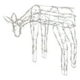 thumbnail image 3 of Northlight Lighted Feeding Reindeer Outdoor Christmas Decoration - 42" - White - Clear Lights, 3 of 4