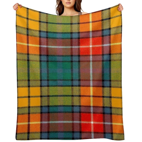 Couverture 50 Pouces"x60 Pouces" Flanelle Anti-Boulochage Couverture Légère en Polaire Douce, Couverture pour Canapé et Lit Toutes Saisons pour Maison Voyage