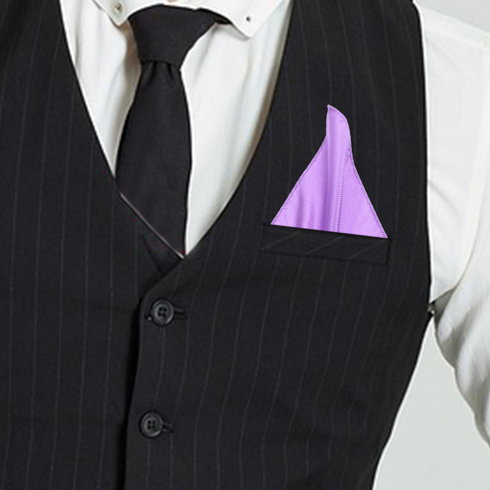 URAQT - Mouchoirs De Poche En Satin Pour Homme - Lot De Couleurs Uni - Pour Costume, Mariage, Occasion Habillée - 30x30 Cm