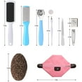thumbnail image 2 of Pedicure Kit, 9 in 1 Stainless Steel Professional Pedicure Kit, with Rock, Foot File, Cocoon and Dead Skin Remover, Foot Care Pedicure Kit, Perfect Gift for Ladies at Home Or Salon, 2 of 7