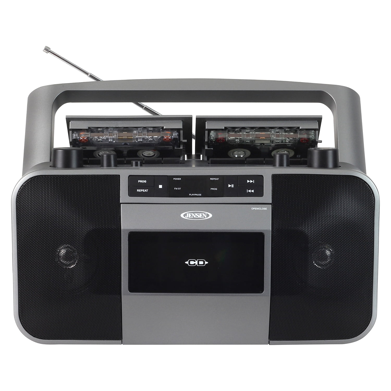 Jensen Compact Multi-Disc Recorder, Portable Stereo CD Player, AM