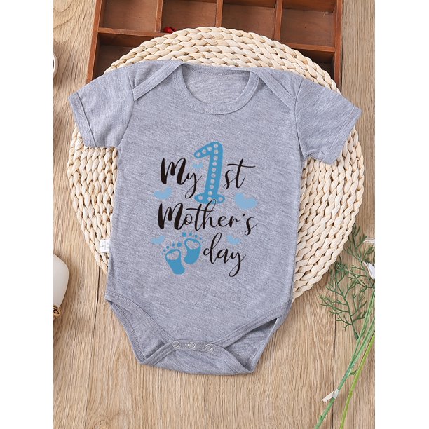 1st Mothers Baby's Boy First Mothers Day Outfit Baby Clothes