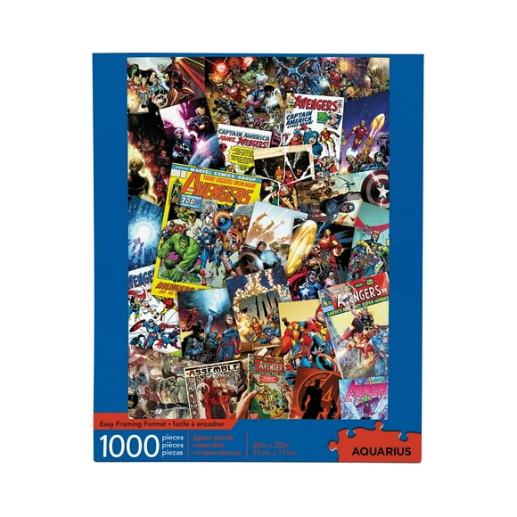Rompecabezas AQUARIUS Marvel Cast de 1000 piezas con Marvel Art