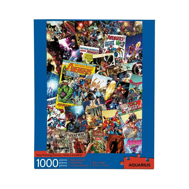 Rompecabezas AQUARIUS Marvel Cast de 1000 piezas con Marvel Art