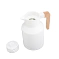 thumbnail image 3 of Coffee Carafe 1000ml Wooden Handle Double Wall Vacuum Heat Retention Thermal Coffee Carafe for Tea Juices Coffee, 3 of 5