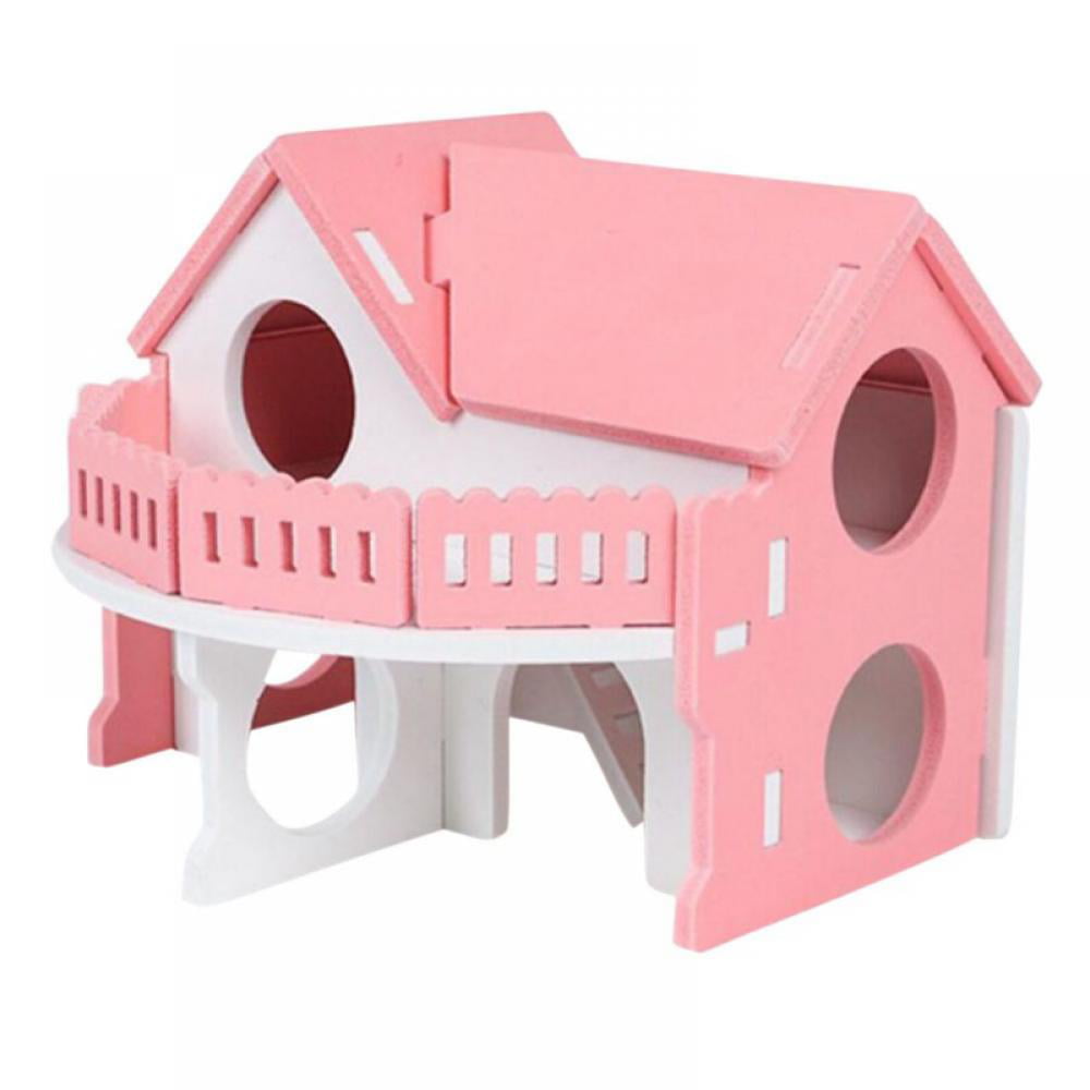 Eco Board Pet Hamster Slide Stairs Ecological Villa Bedding Cage House Nest Gift 